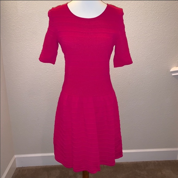 Eliza J Dresses & Skirts - Eliza J Petite Medium Hot Pink Sweater Dress